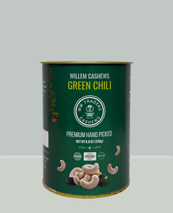 Natural Air Roasted Jumbo Green Chili Cashews