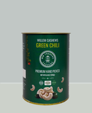 Natural Air Roasted Jumbo Green Chili Cashews
