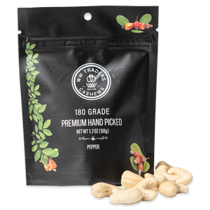 Premium Air Roasted Pepper Cashews (6 Pack) 180 Grade Jumbo