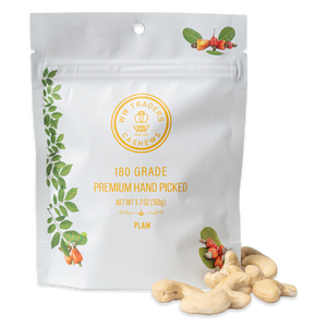 Premium Air Roasted Plain Cashews (6 Pack) 180 Grade Jumbo