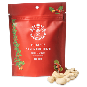 Premium Air Roasted Red Chili Cashews (6 Pack) 180 Grade Jumbo