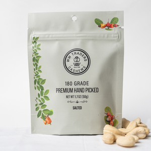 Premium Air Roasted Salted Cashews (6 PACK) 180 GRADE JUMBO