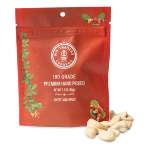 Premium Air Roasted Sweet and Spicy Cashews (6 Pack) 180 Grade Jumbo