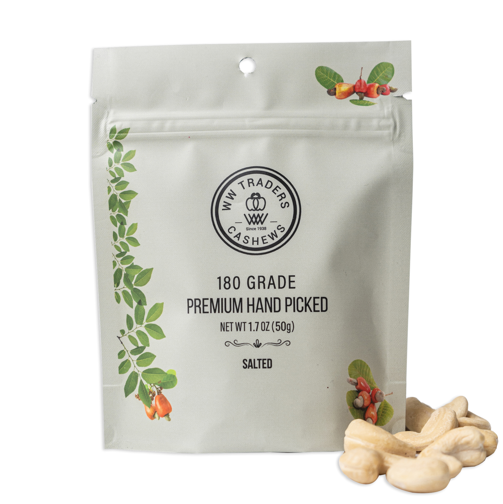 Premium Air Roasted Salted Cashews (6 Pack) 180 Grade Jumbo